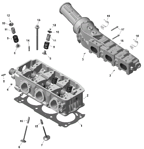 01- ROTAX - Cylinder Head