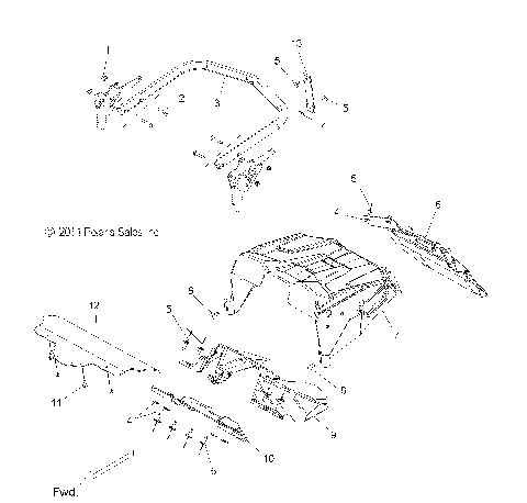 BODY, BUMPER, REAR and CLOSEOFF - S12BP6 ALL OPTIONS (49SNOWBUMPERRR12800SB)