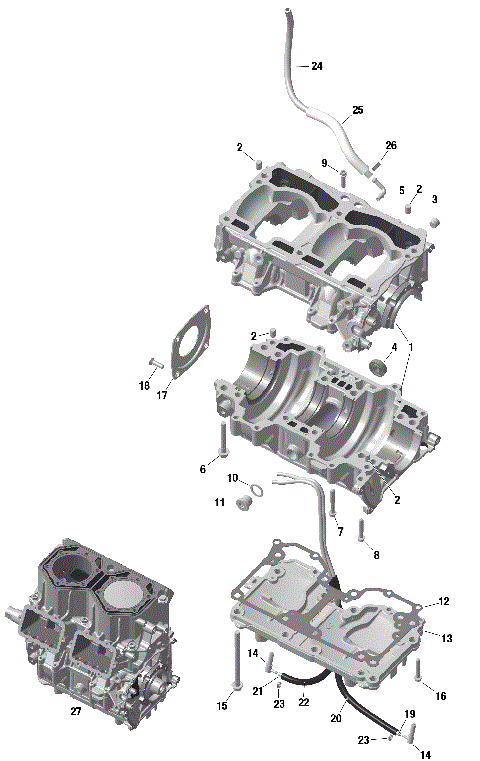 01- ROTAX - Crankcase