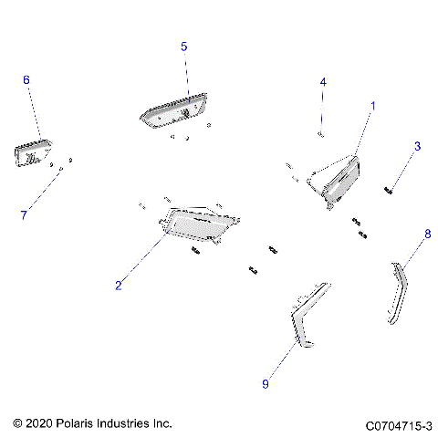 ELECTRICAL, HEADLIGHTS AND TAILLIGHTS - Z23ASE99A4/B4/K99A4(C0704715-3)
