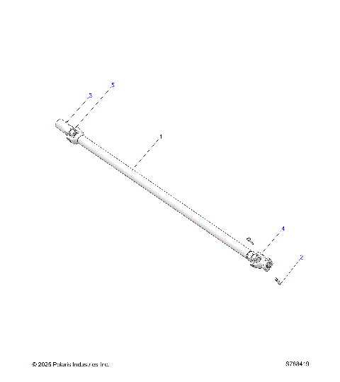 DRIVE TRAIN, PROP SHAFT