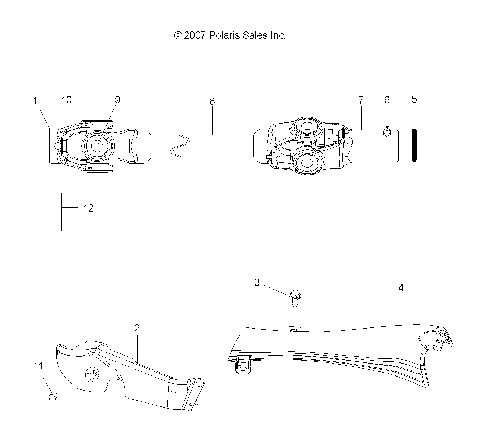 DRIVE TRAIN, FRONT PROP SHAFT - A09BG50FA (49ATVSHAFTPROP08SCRAM)