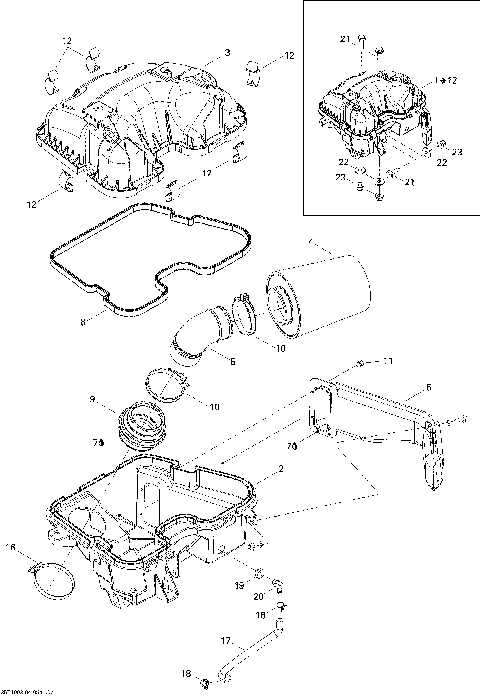 02- Air Intake Silencer