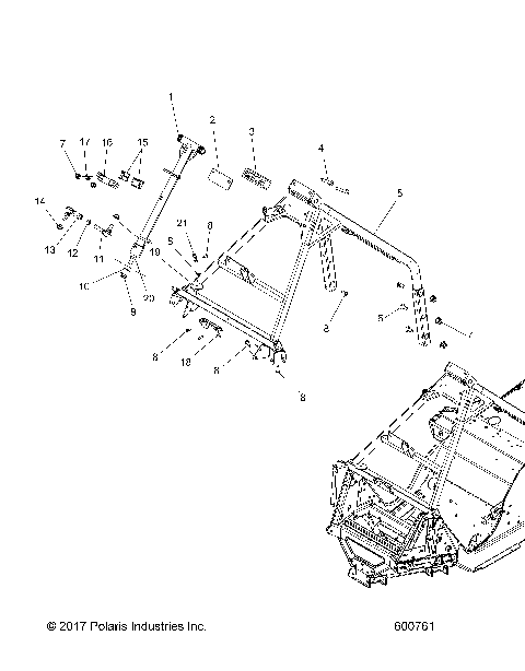 STEERING, STEERING POST AND HOOP - S18MBX6JSA/JEA (600452)