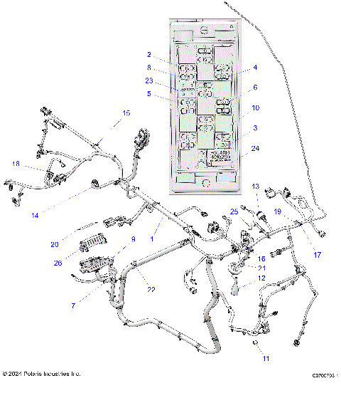 ELECTRICAL, WIRE HARNESS -   (C0705703-1)