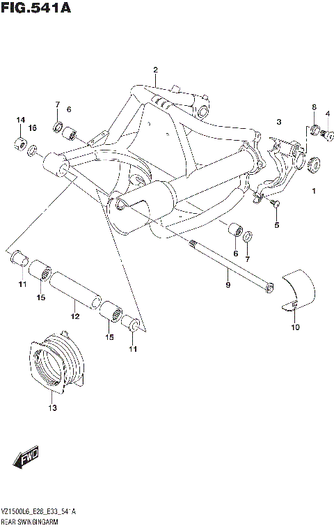 REAR SWINGINGARM