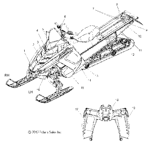 BODY, DECAL - S13CG6GSA/GSL/GEA (49SNOWDECAL13PRMK)