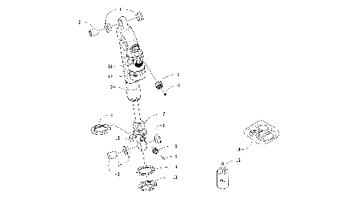 FRONT SUSPENSION SHOCK ABSORBER [104841]