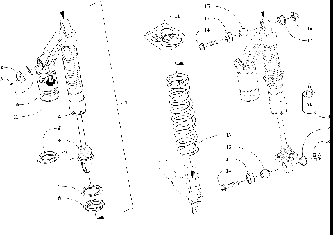 FRONT SUSPENSION SHOCK ABSORBER ASSEMBLY [108326]
