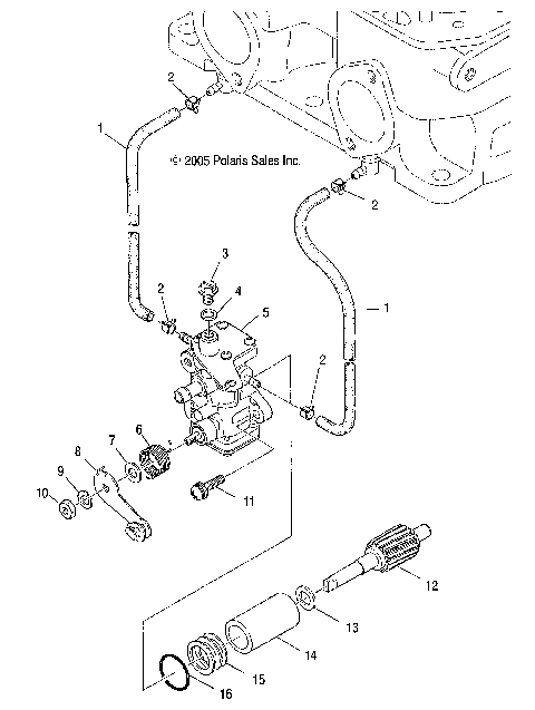 ENGINE, OIL PUMP - S12SU4BEL (4997559755C11)
