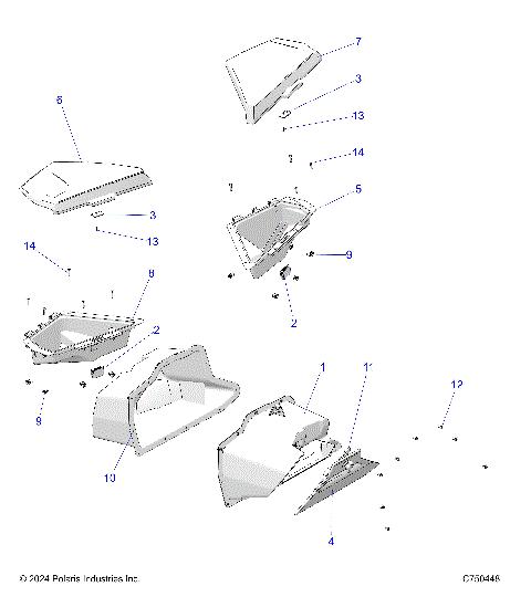 BODY, DASH STORAGE - Z25NMB99A4/B4 (C750448)