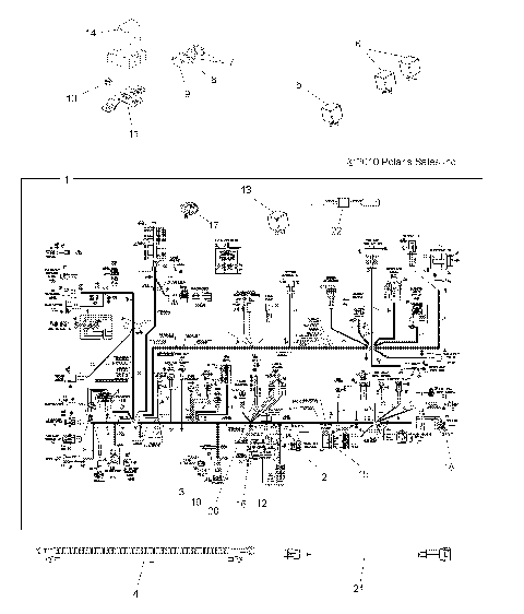 ELECTRICAL, HARNESSES - A11MN50ET (49ATVHARNESS11SP500TR)