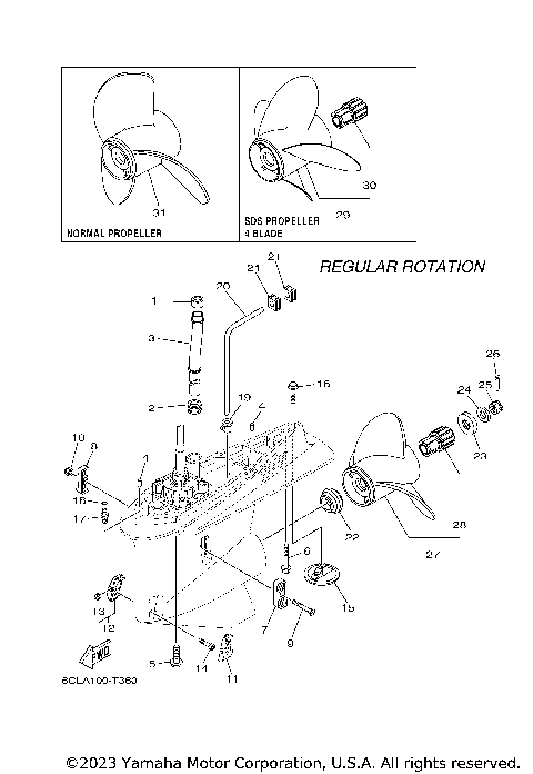 LOWER CASING DRIVE 2