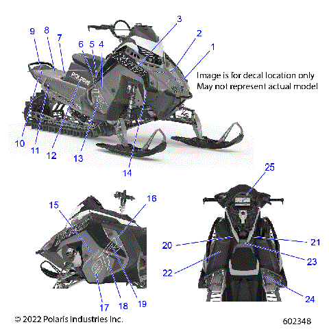 BODY, DECAL, BLACK SIDE PANEL W/FLAT BLACK ACCENT - S23TLG9BS/9BE (602200)