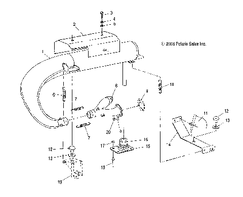 ENGINE, EXHAUST - S12SU4BEL (49SNOWEXHAUST09WIDELX)
