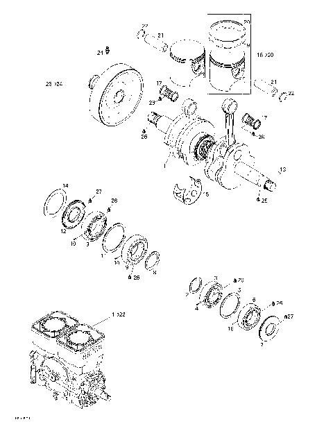 01- Crankshaft And Pistons