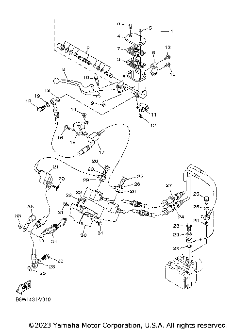 FRONT MASTER CYLINDER
