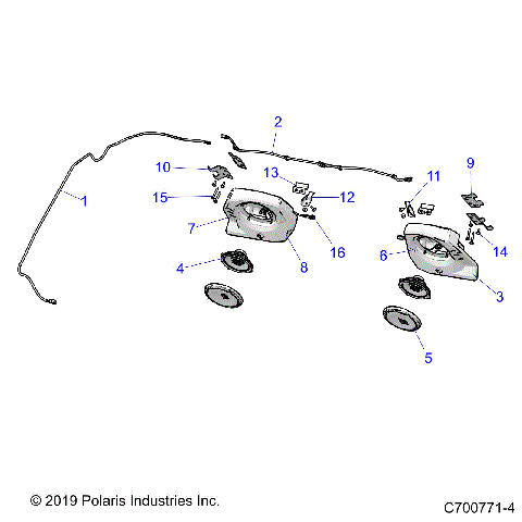 ACCESSORY, AUDIO, REAR SPEAKERS - G21GMJ99AJ/AZ/BJ/BZ (C700771-4)