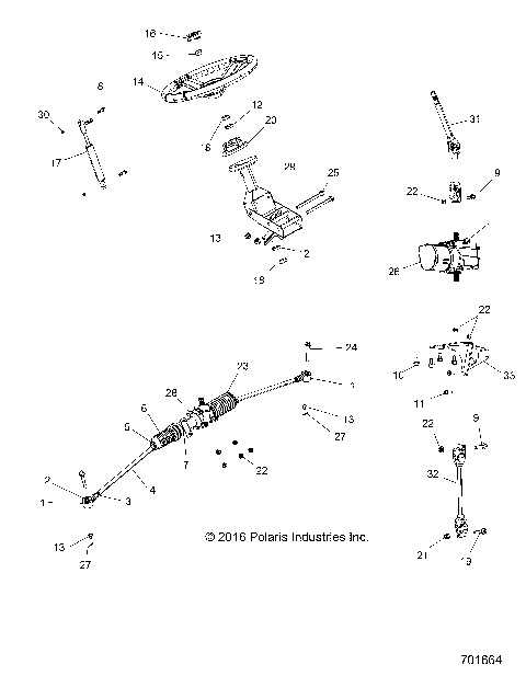 STEERING, STEERING ASM. - R18RTE87F1/S87C1/F1 (701664)