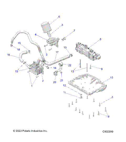 ENGINE, OIL PUMP/FILTER/COOLER - S24TDK9FS (C602559)