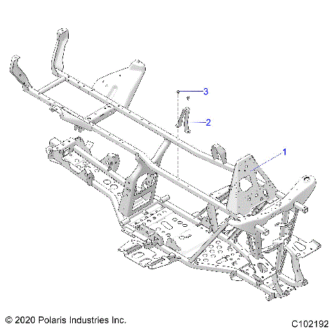 CHASSIS, FRAME - A20SDE57B4 (C102192)