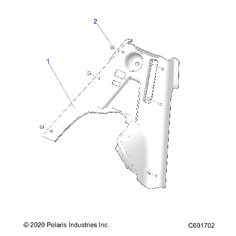 BODY, CONSOLE - S24MDX6DSA/6DEA (C601702)