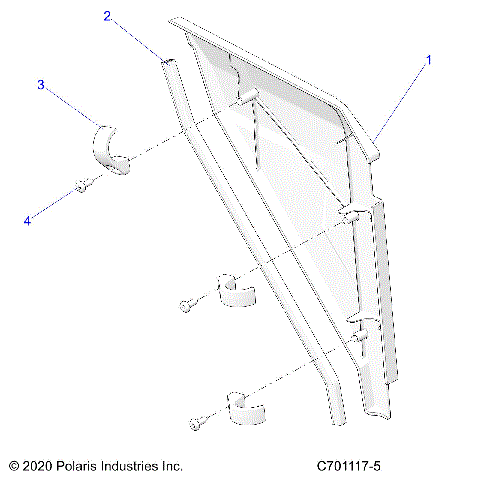 BODY, BOLSTER PANELS - Z21A4E99AX/BX(C701117-5)