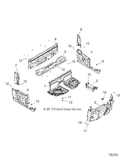 BODY, FLOOR and FENDERS - R16RTAD1A1/E1 (700350)