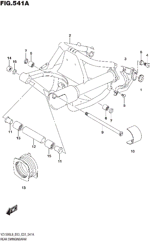REAR SWINGINGARM