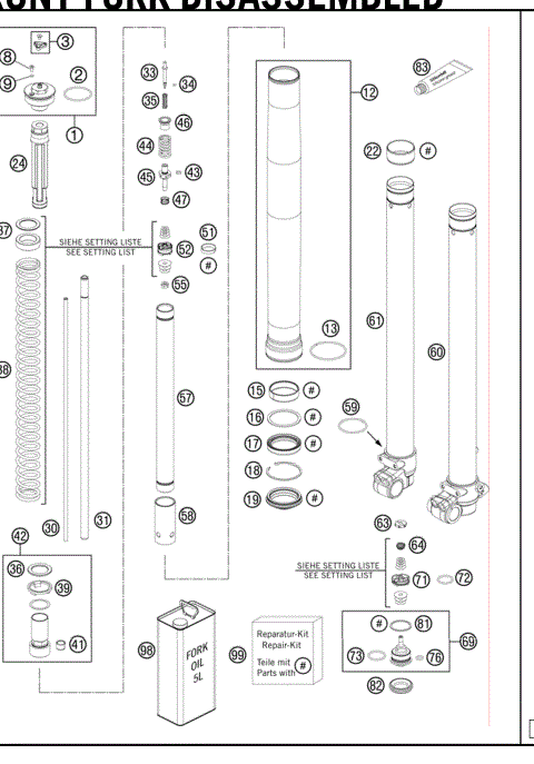 FRONT FORKDISASSEMBLED  Page 5