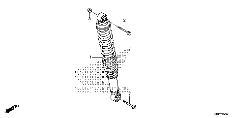 REAR SHOCK ABSORBER