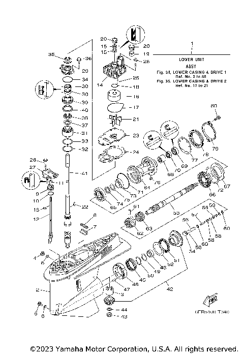 LOWER CASING DRIVE 1