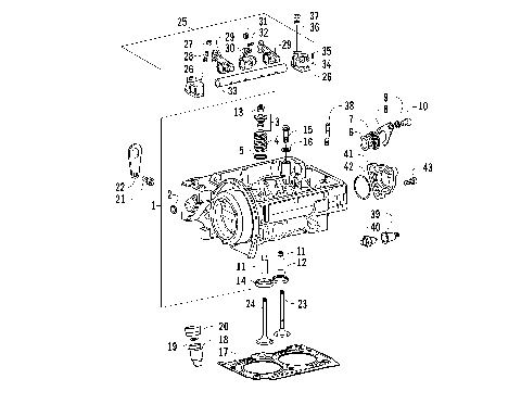 CYLINDER HEAD, VALVE TRAIN, AND RELATED ASSEMBLY [94179]