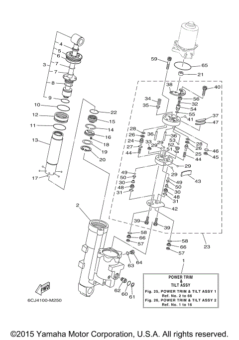 POWER TRIM TILT ASSY 1