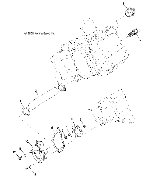 ENGINE, WATER PUMP - A07TH50EA (4999200139920013D10)