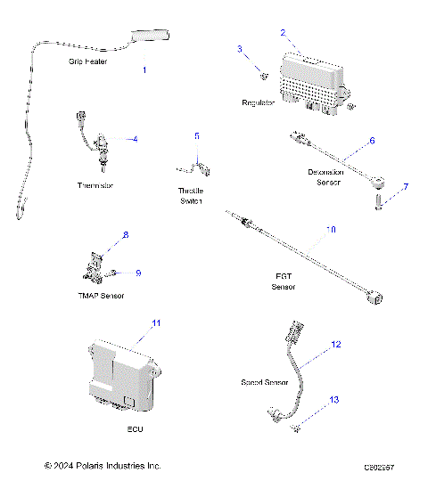 ELECTRICAL, COMPONENTS - S25TDL6LSA (602957)