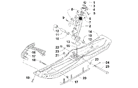 SKI AND SPINDLE ASSEMBLY [103160]