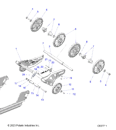 SUSPENSION, REAR EXTENSION - S25AJT6REL (C602711)