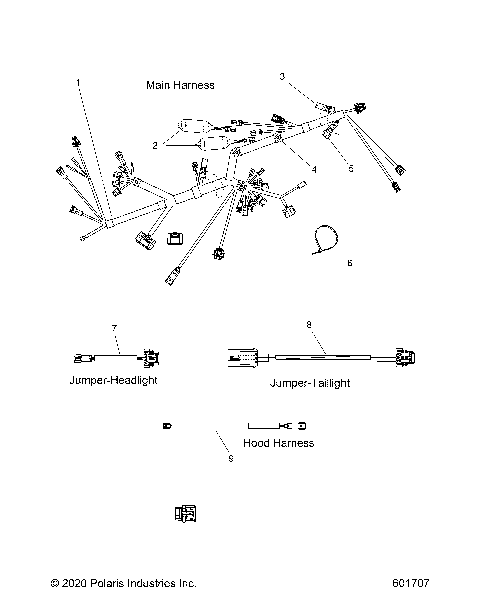 ELECTRICAL, WIRE HARNESSES - S22MDX6DSA/6DEA (601707)