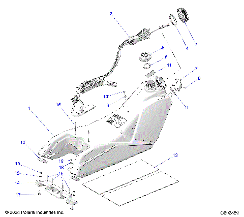 FUEL SYSTEM, FUEL TANK ASM. - S26TDV8MS (C602869)