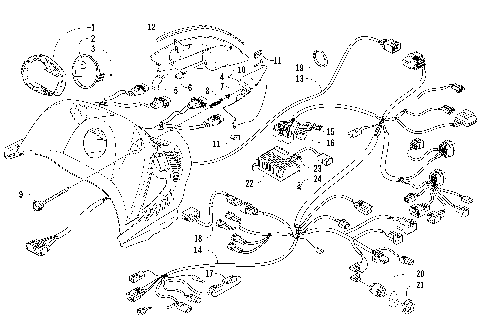 HEADLIGHT, INSTRUMENTS, AND WIRING ASSEMBLIES [88425]