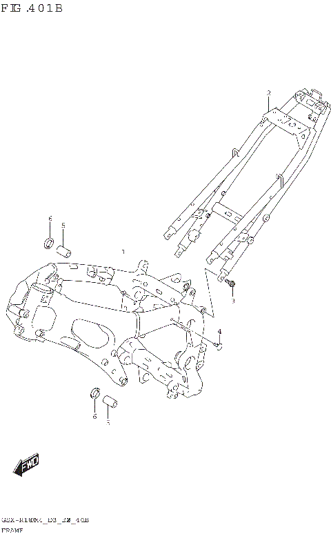 FRAME (GSX-R1000RA,GSX-R1000RZA)