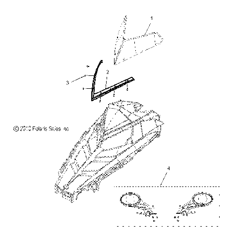 BODY, WINDSHIELD - S11BF6NS/BD6NS ALL OPTIONS (49SNOWWINDSHLD11RUSH)