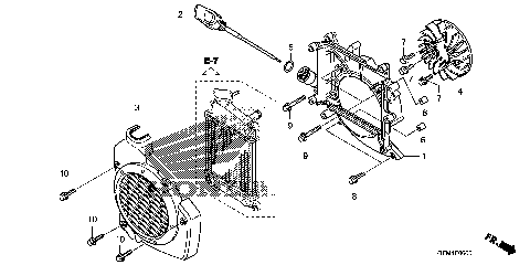 COOLING FAN@RADIATOR