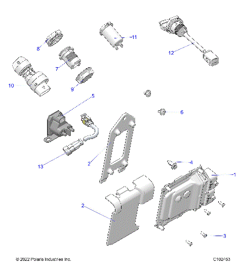 ELECTRICAL, SWITCHES, SENSORS and ECM - A26SHR57AG (C102453)