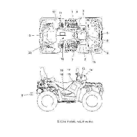 BODY, DECALS - A15SYE85FS (49ATVDECAL1585TREU)