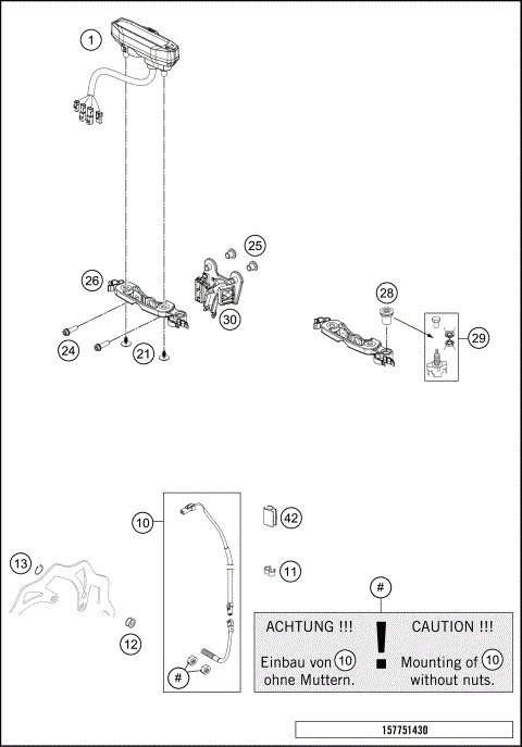 INSTRUMENTS, LOCK SYSTEM