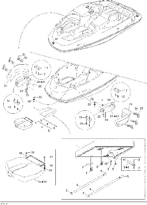 09- Seat, Front View, Blue