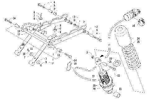 REAR SUSPENSION FRONT ARM ASSEMBLY [88779]