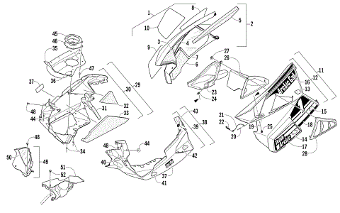 SKID PLATE AND SIDE PANEL ASSEMBLY